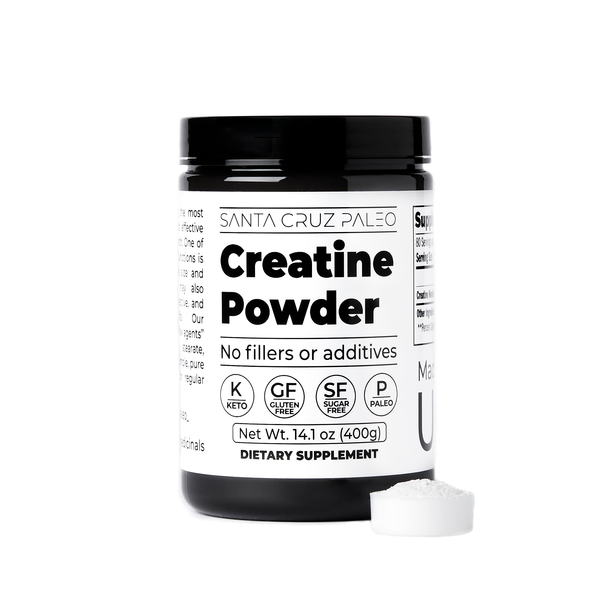 Santa Cruz Paleo Creatine Monohydrate Powder - Unflavored

