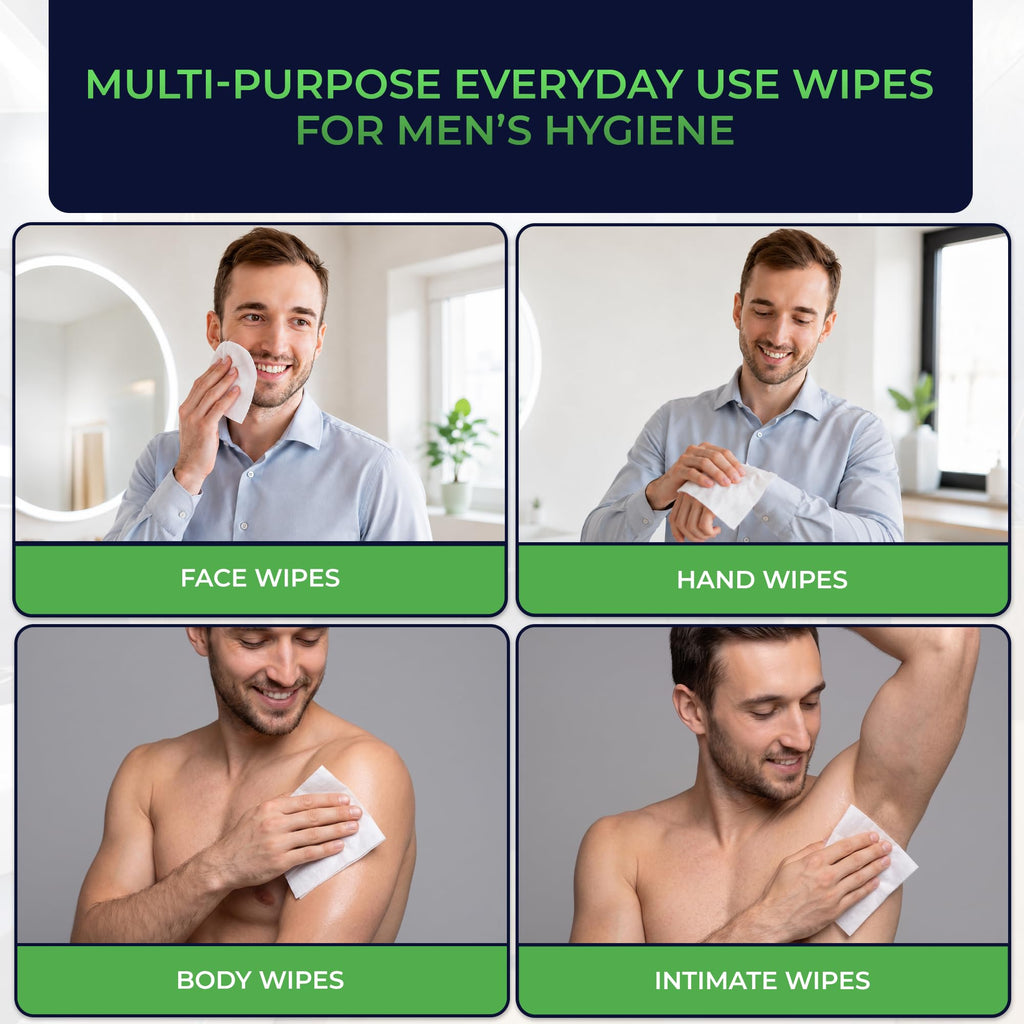 Pursonic Men Wipes - Flushable Plant-Based Alcohol-Free

