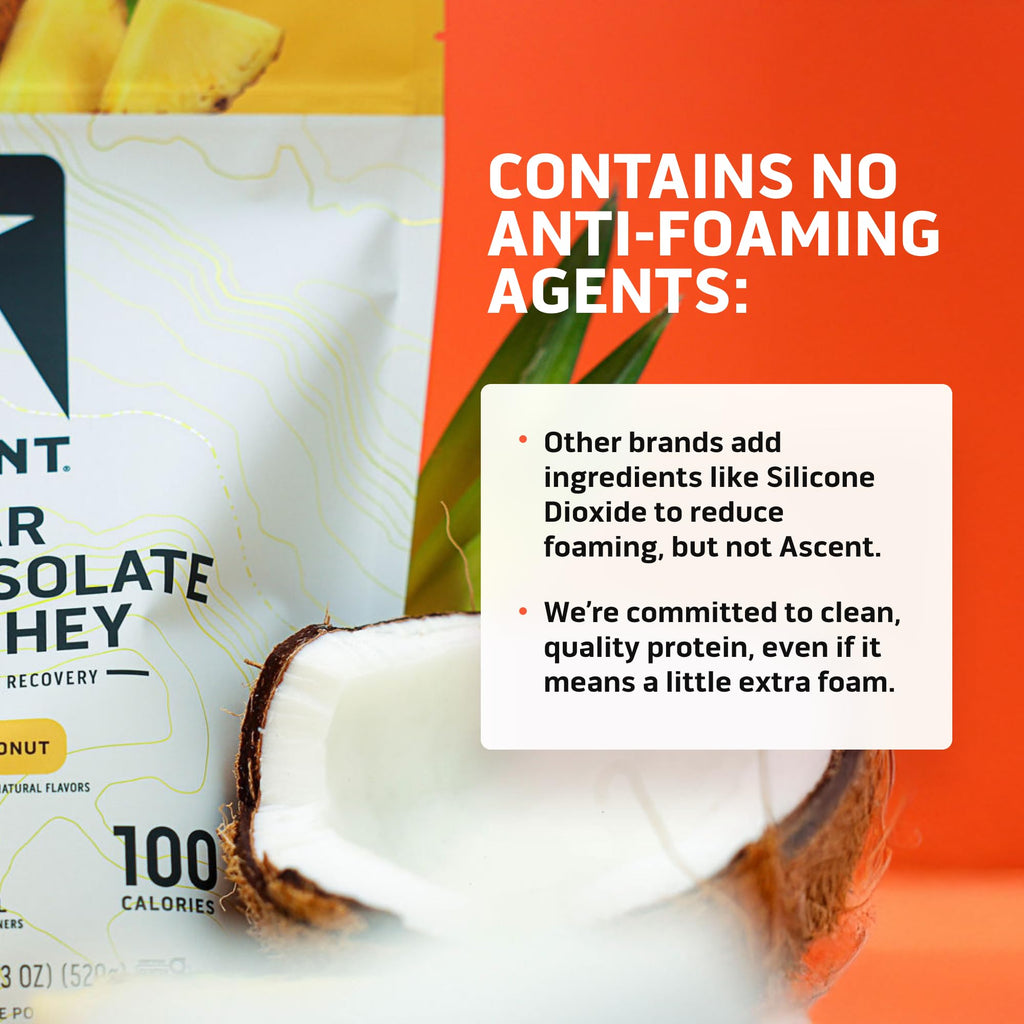 Ascent Clear Whey Protein Powder 100% Isolate


