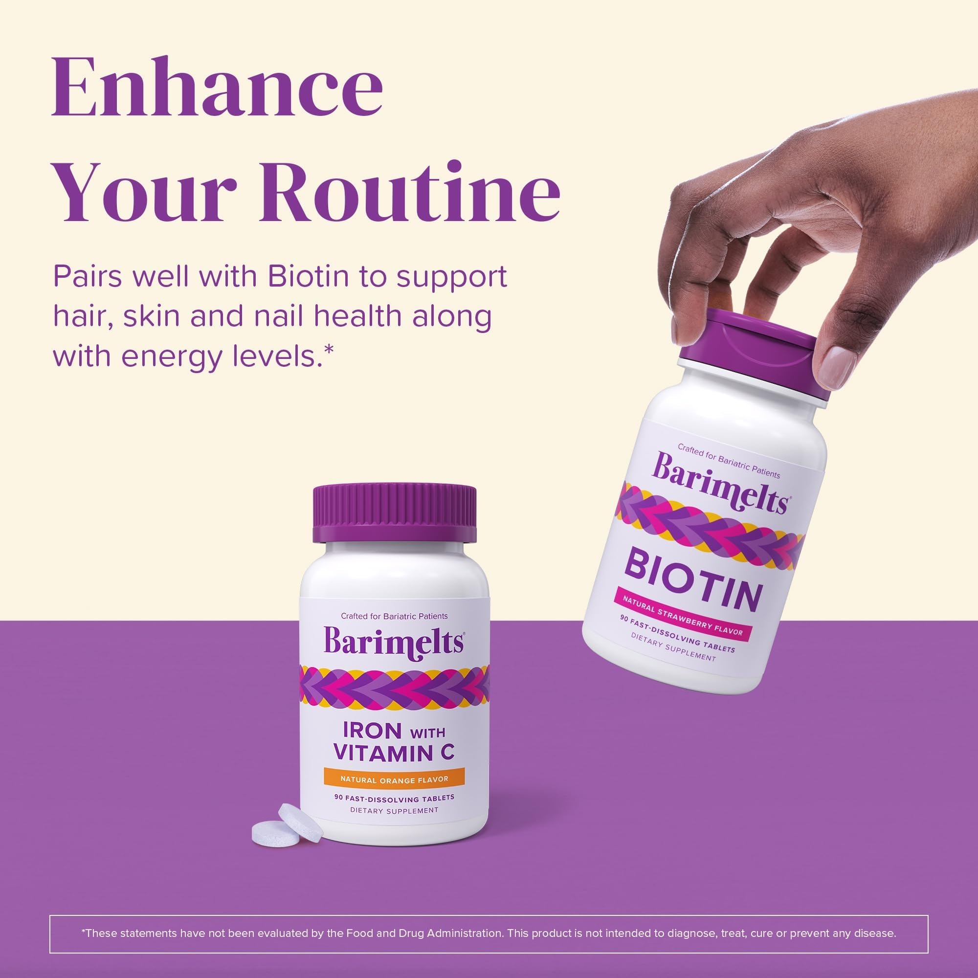 Barimelts Iron with Vitamin C | Sugar-Free Bariatric Iron

