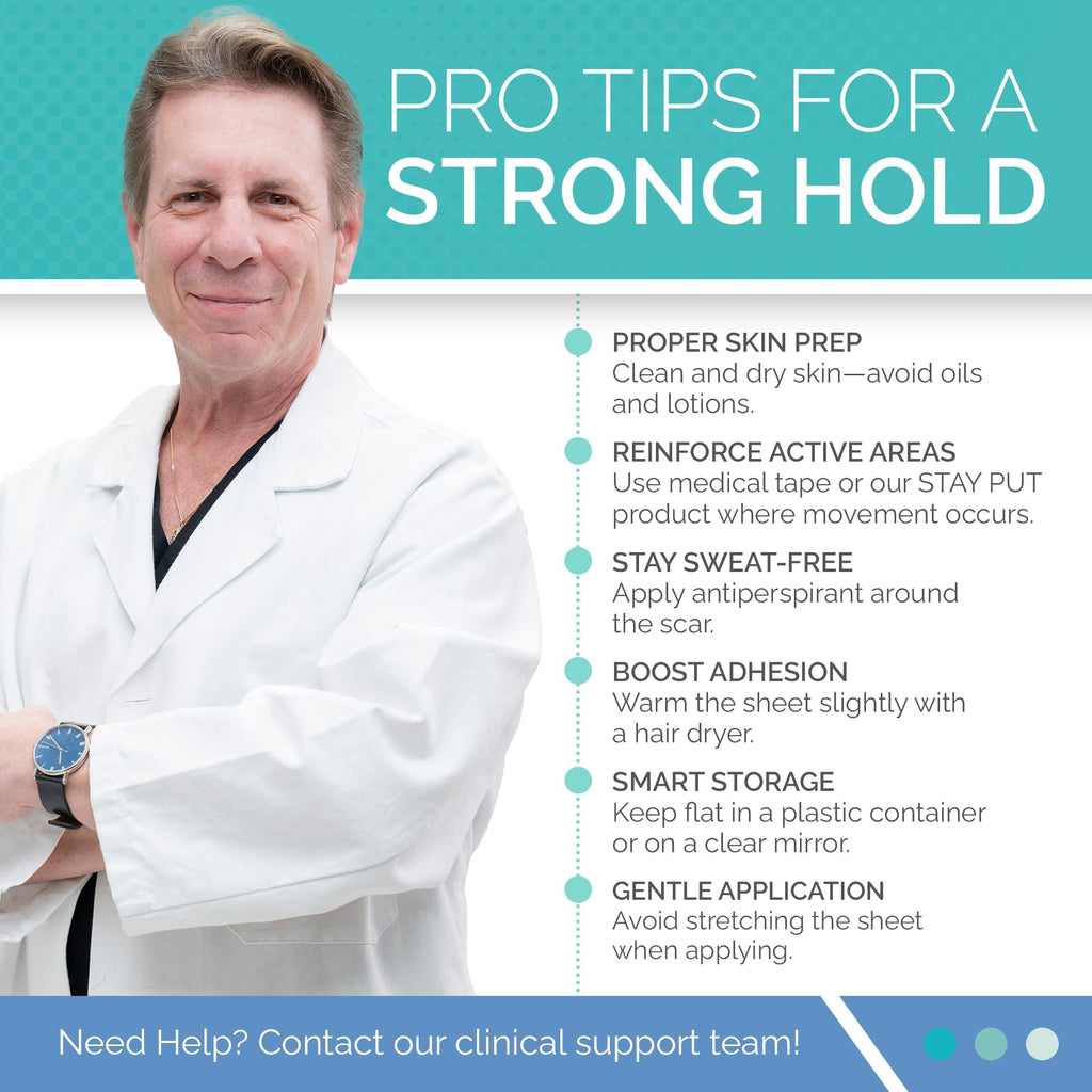 Silicone Sheets for Postoperative Skin Care

