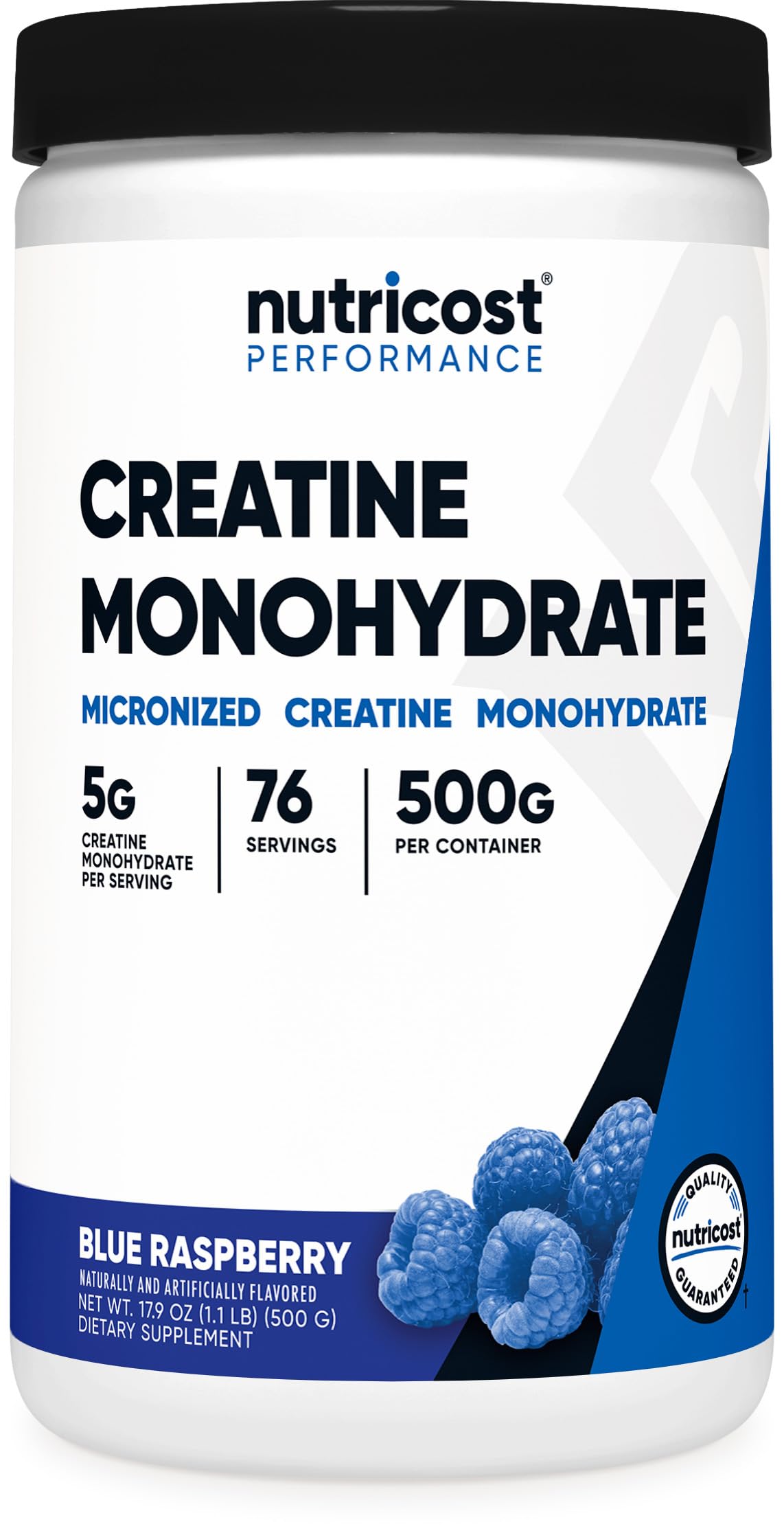 Nutricost Creatine Monohydrate Powder - Micronized, Vegan & Gluten Free