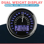 Adamson Bathroom Scale | Analog & Digital Display


