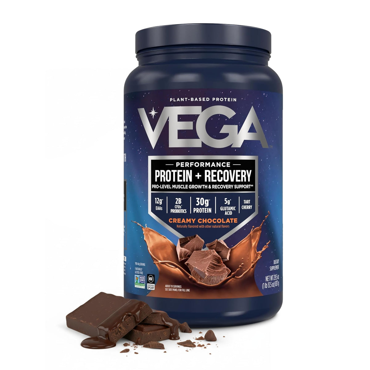 Vega Protein + Recovery Plant-Based Protein Powder