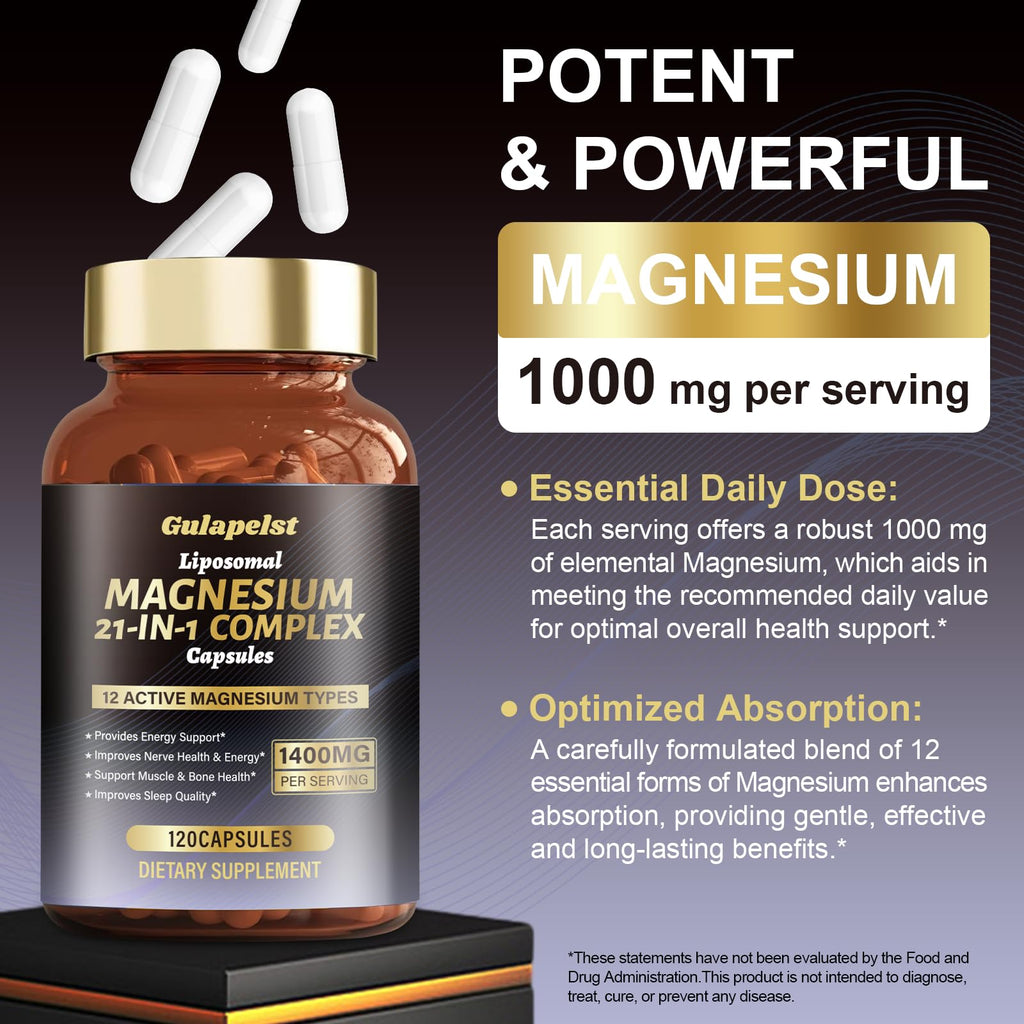 Gulapelst Liposomal Magnesium Complex Capsule 21 in 1

