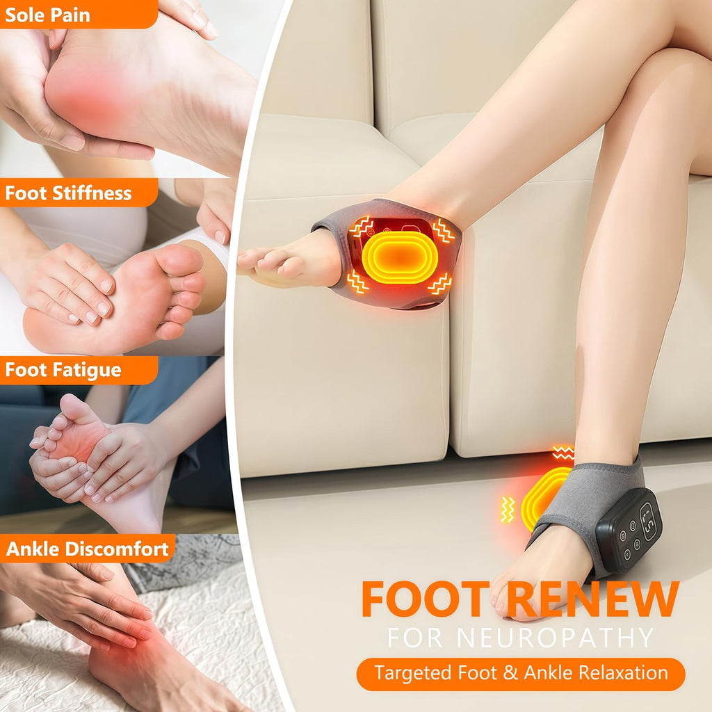 Foot Massager with Heat and Vibration | Triple Method

