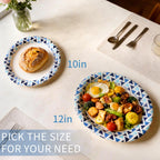 OuMuaMua Paper Plates Disposable Bulk for Events

