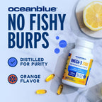 OceanBlue Omega-3 Burpless Fish Oil | High-Potency

