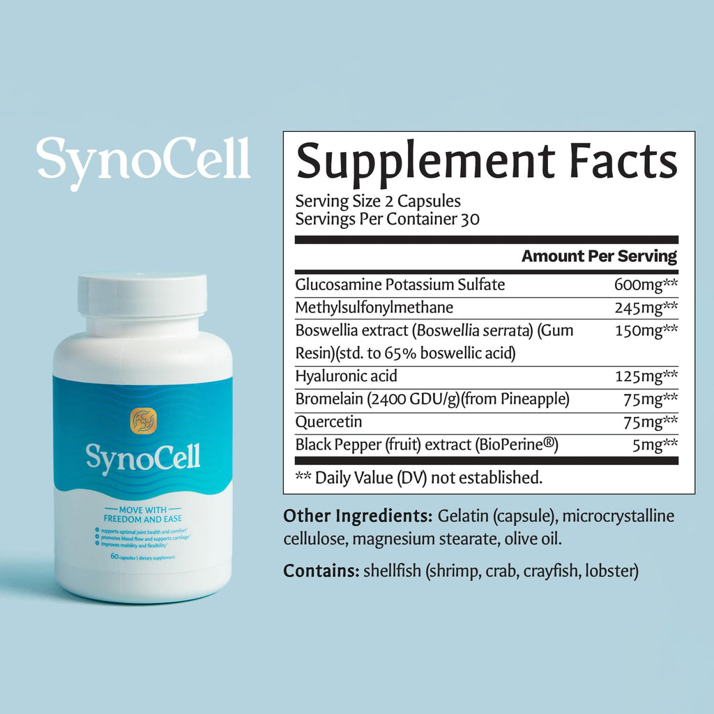 Synocell Glucosamine Chondroitin Complex for Joint Support

