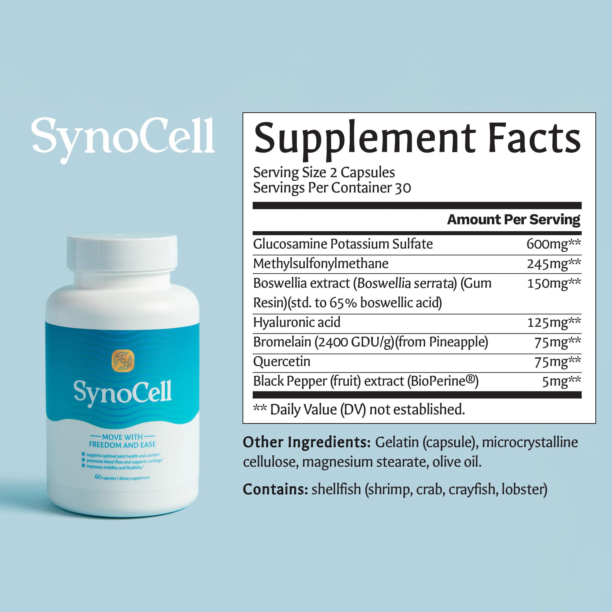 Synocell Glucosamine Chondroitin Complex for Joint Support


