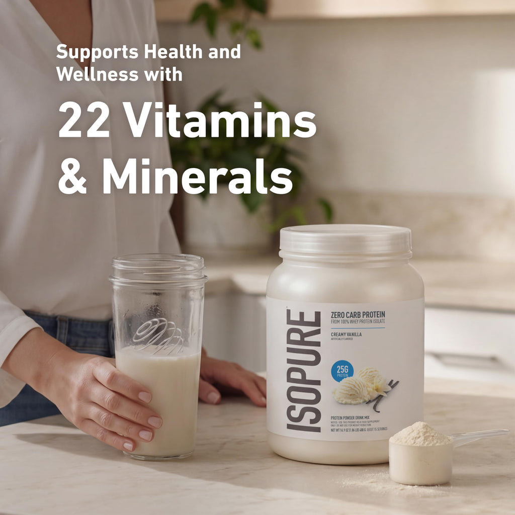 Isopure Zero Carb Whey Protein Isolate Powder Gluten Free

