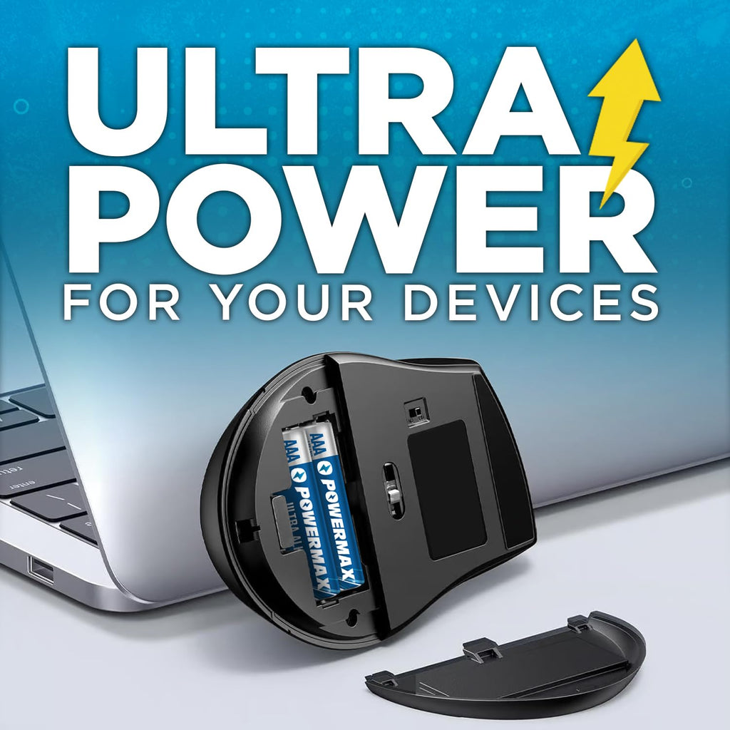 Powermax AAA Alkaline Batteries - Long-Lasting Power

