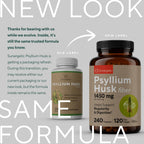 Sunergetic Psyllium Husk Fiber Capsule 1450mg

