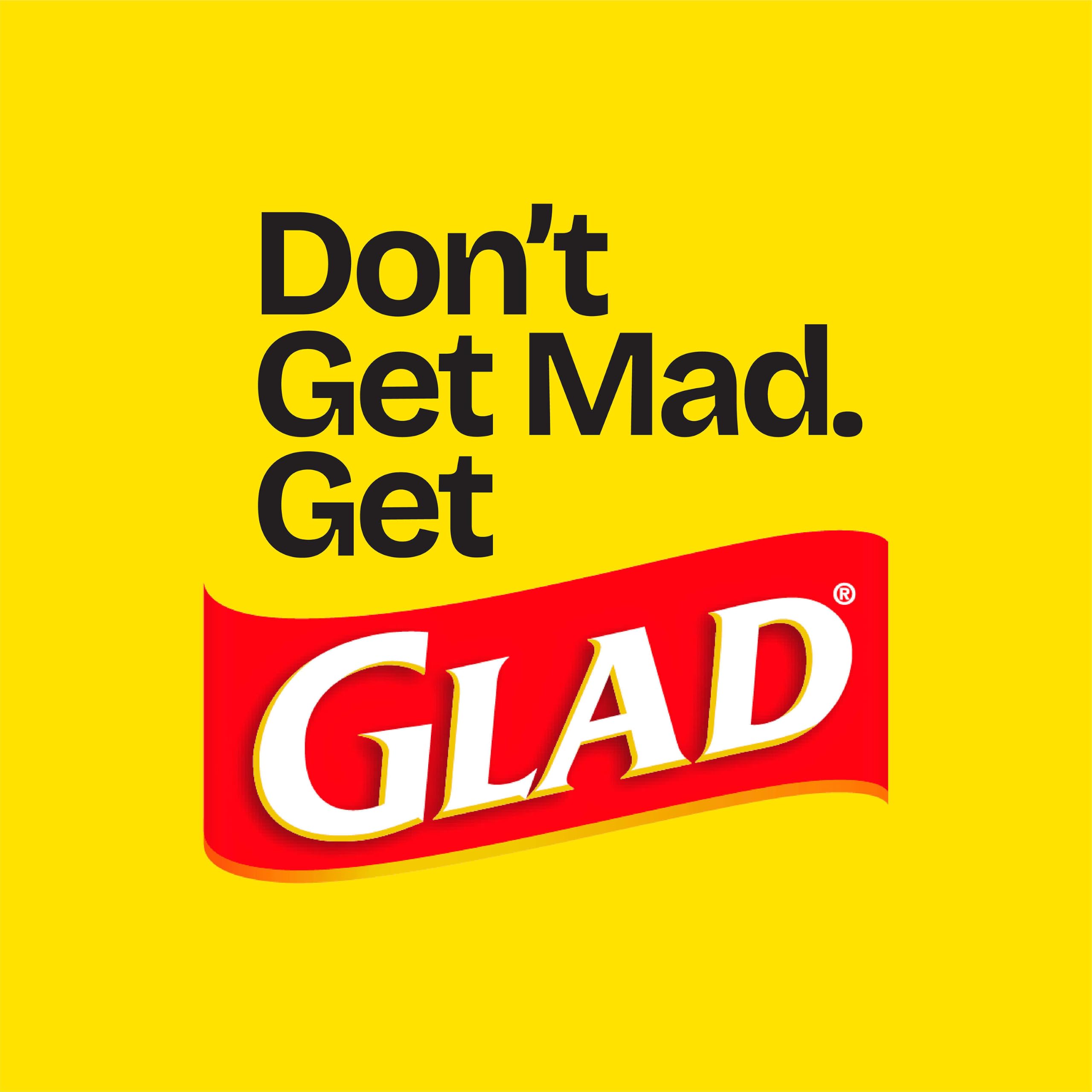 Glad ForceFlex Tall Kitchen Trash Bags 13-Gallon Fresh Clean


