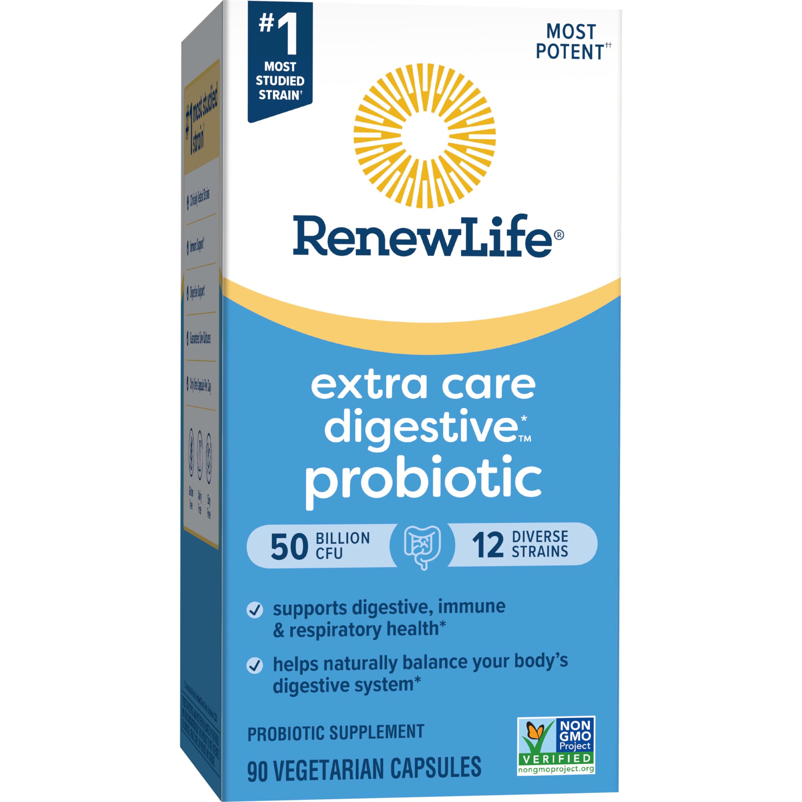 Renew Life Digestive Probiotic Capsules with L. Rhamnosus GG


