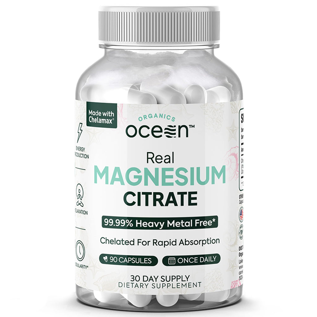 Organics Ocean Real Magnesium Citrate Chelated Supplement

