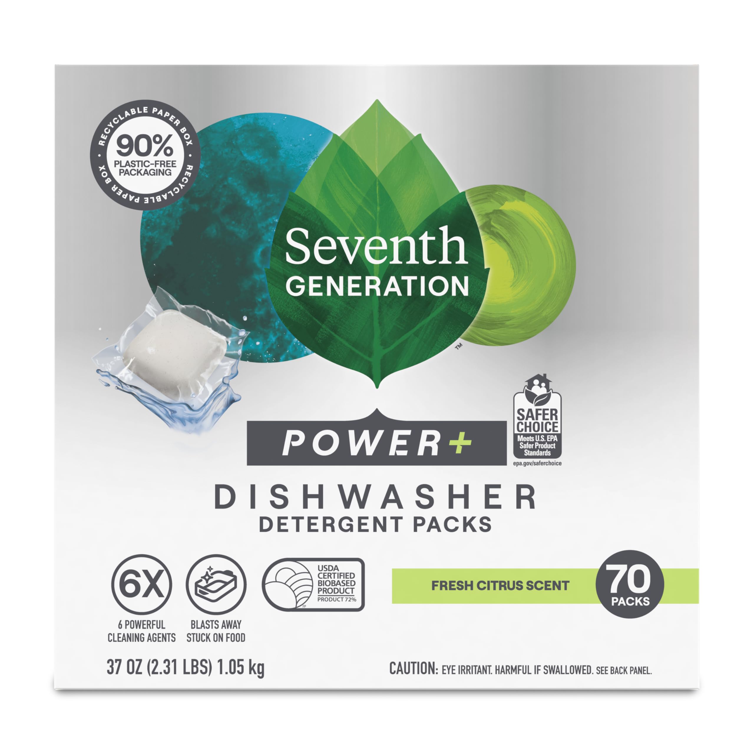 Dishwasher Detergent Pods by Seventh Generation

