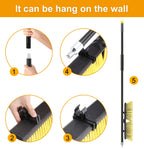 Push Broom KeFanta Heavy Duty Long Handle

