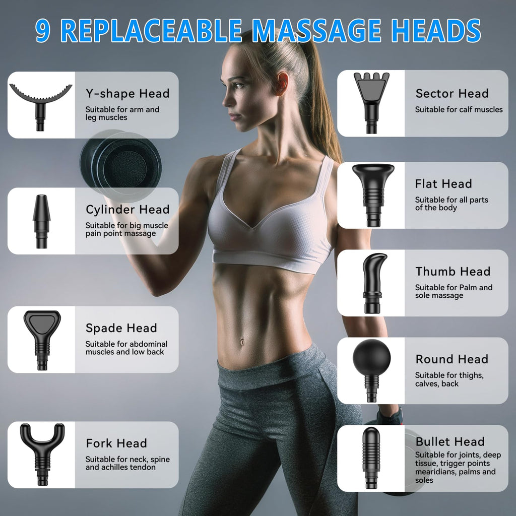 APHERMA Massage Gun - Handheld Percussion Massager

