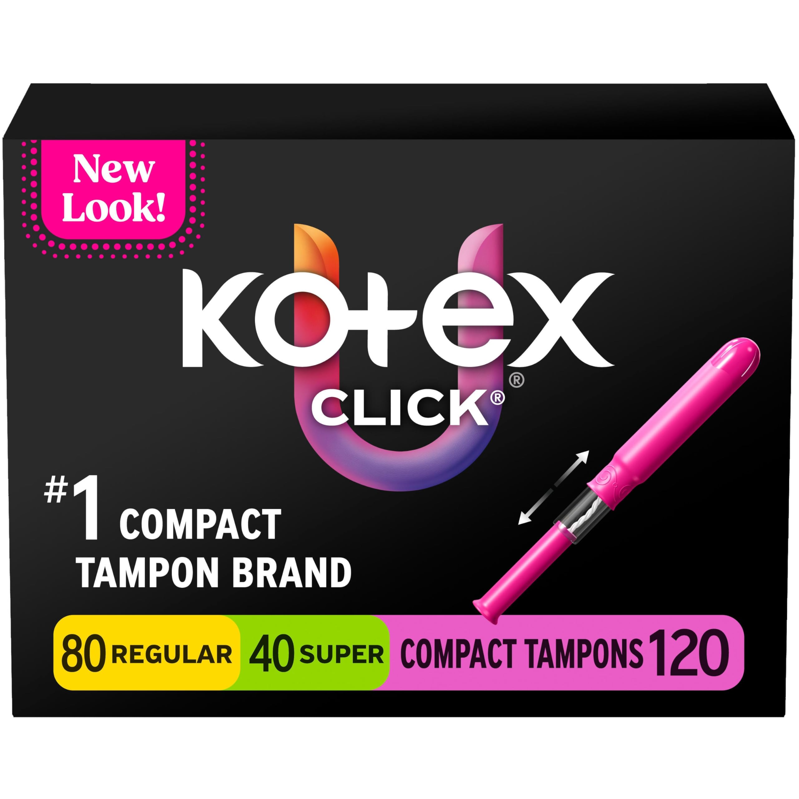 U by Kotex Click Compact Tampons Unscented