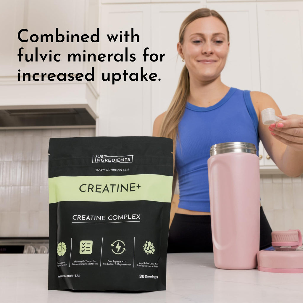 JUST INGREDIENTS Creatine Monohydrate | Pure Performance

