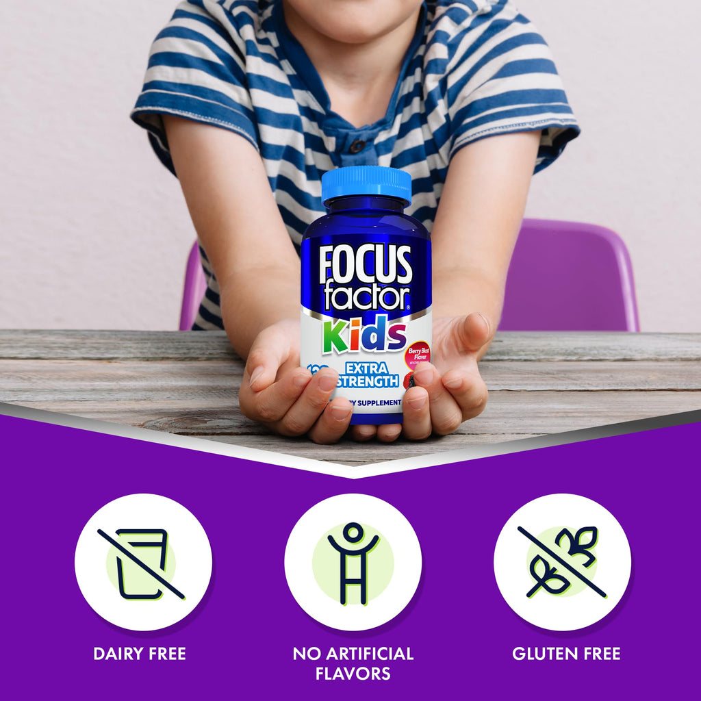 Focus Factor Kids Brain Health Chewables - Extra Strength

