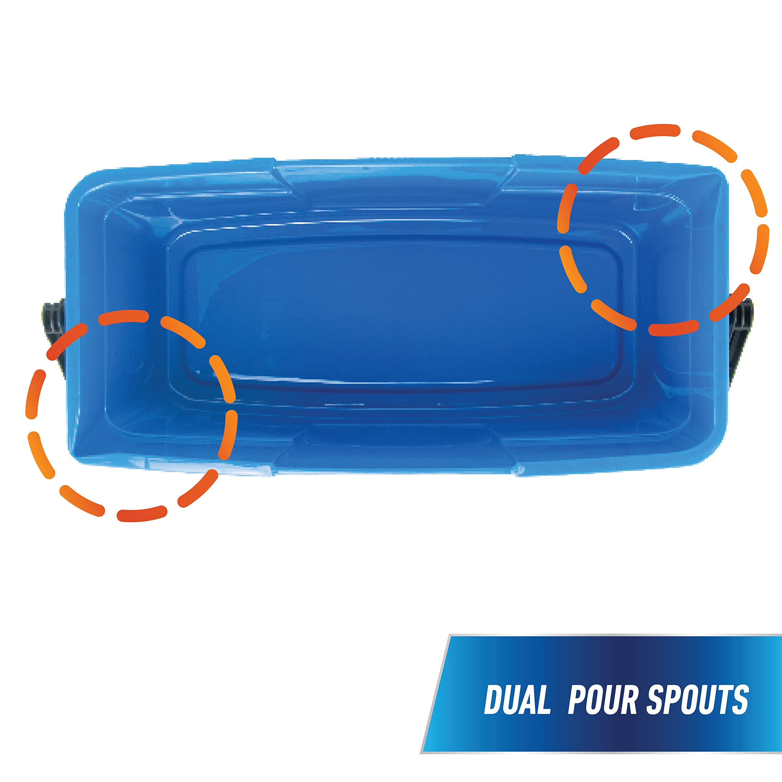 Unger Professional Cleaning Container - Durable Plastic

