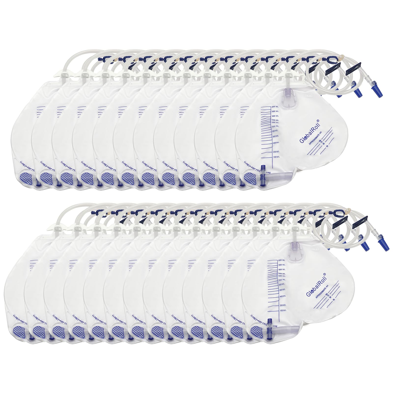 Urinary Drainage Bag with Anti-Reflux Chamber for Home and Hospital Use