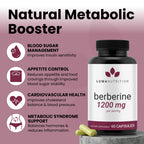 Luma Nutrition Berberine HCl 1200mg - Vegan, Gluten Free

