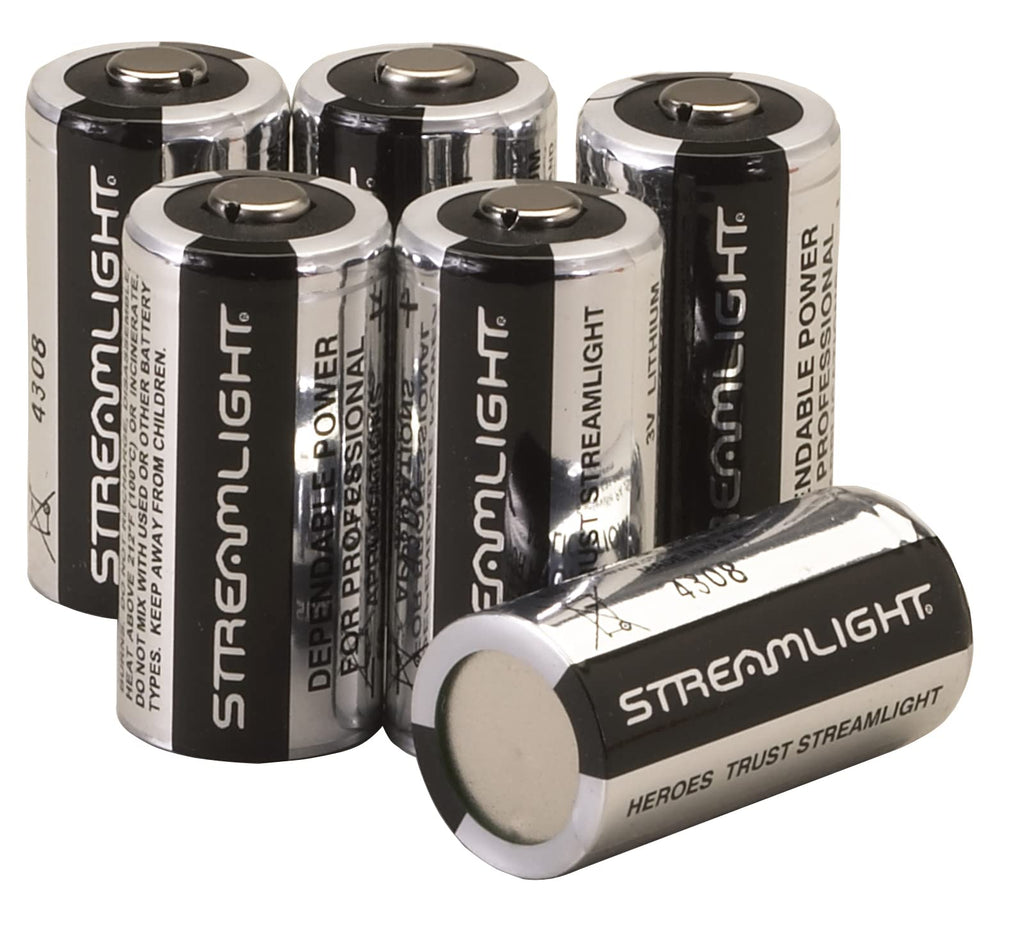 Streamlight 85177 CR123A Lithium Batteries - 3V