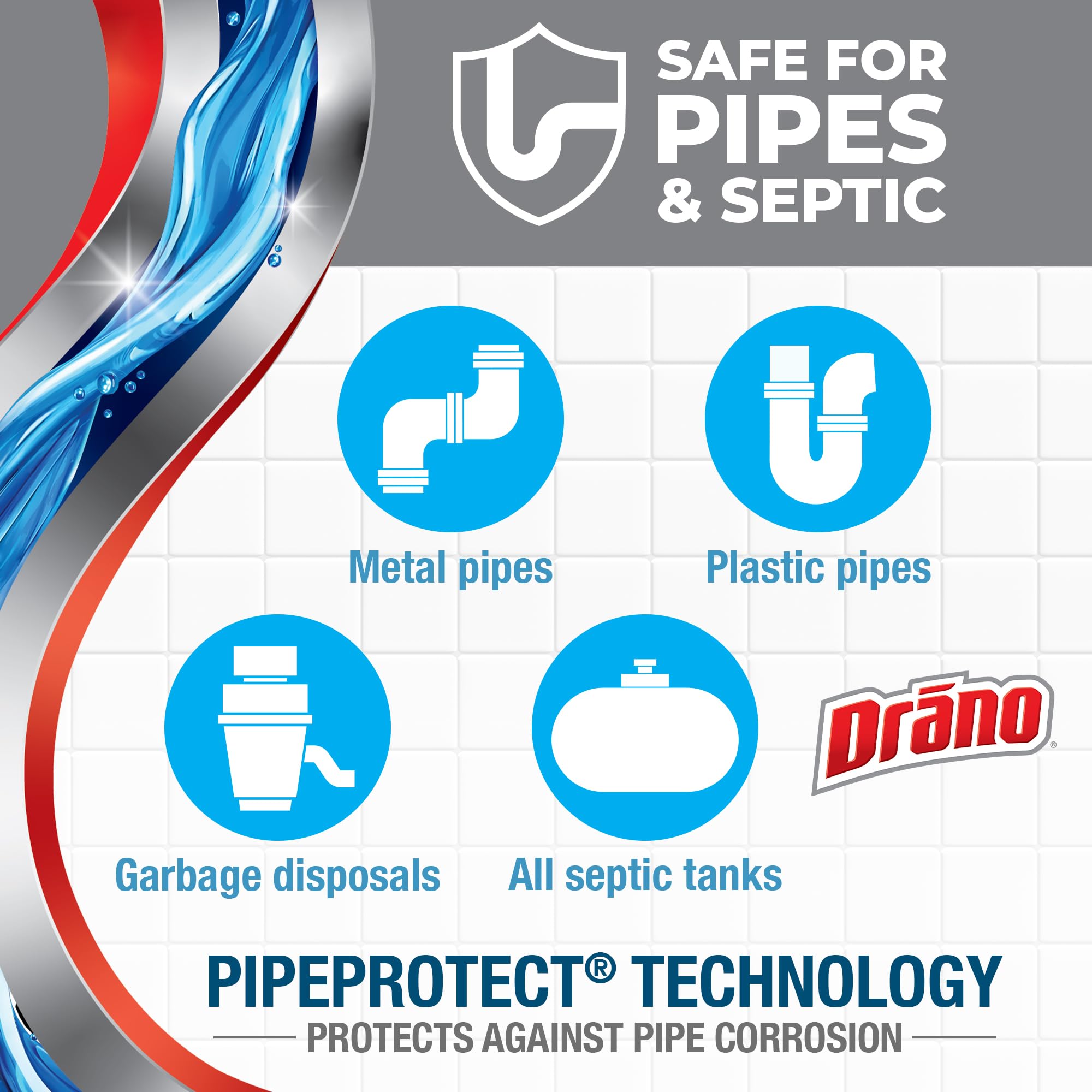 Drano Foamer Drain Clog Remover and Cleaner

