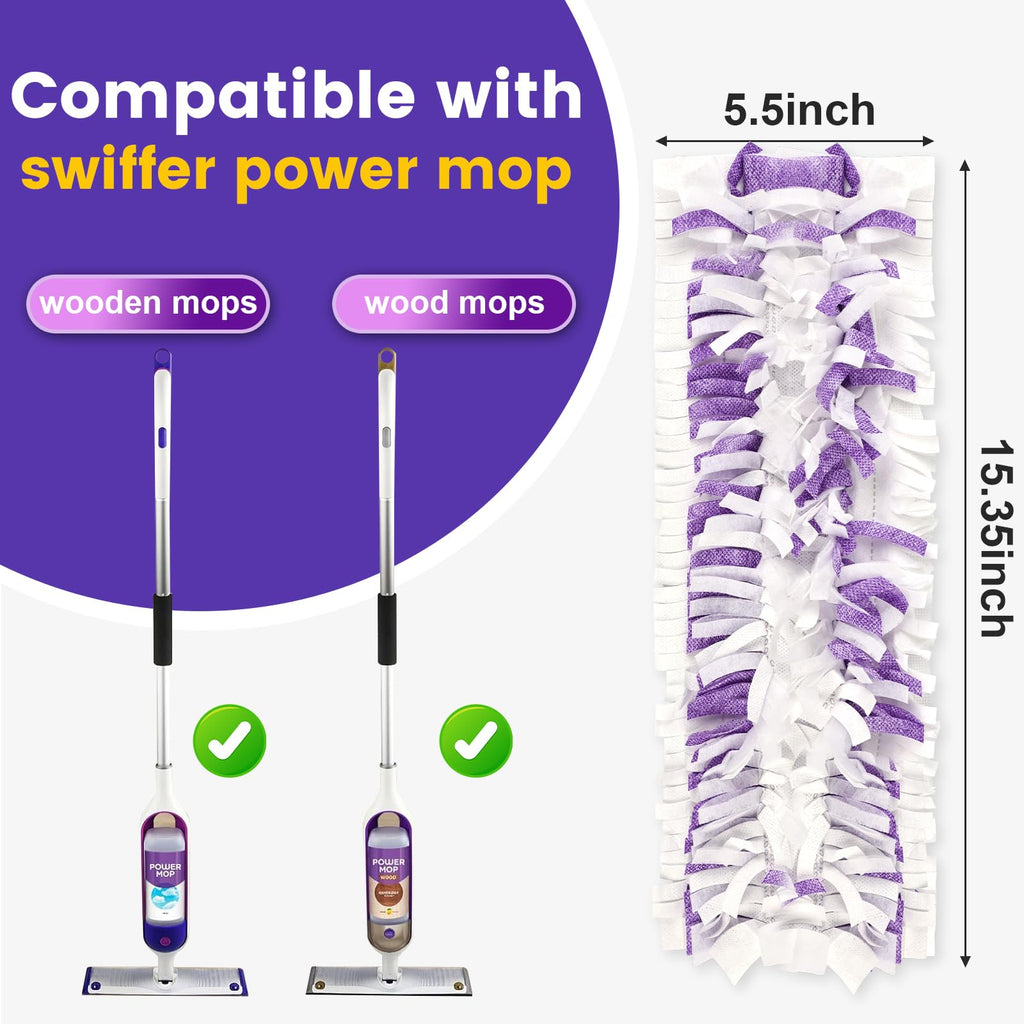 PowerMop Disposable Mop Pads for Hard Floors

