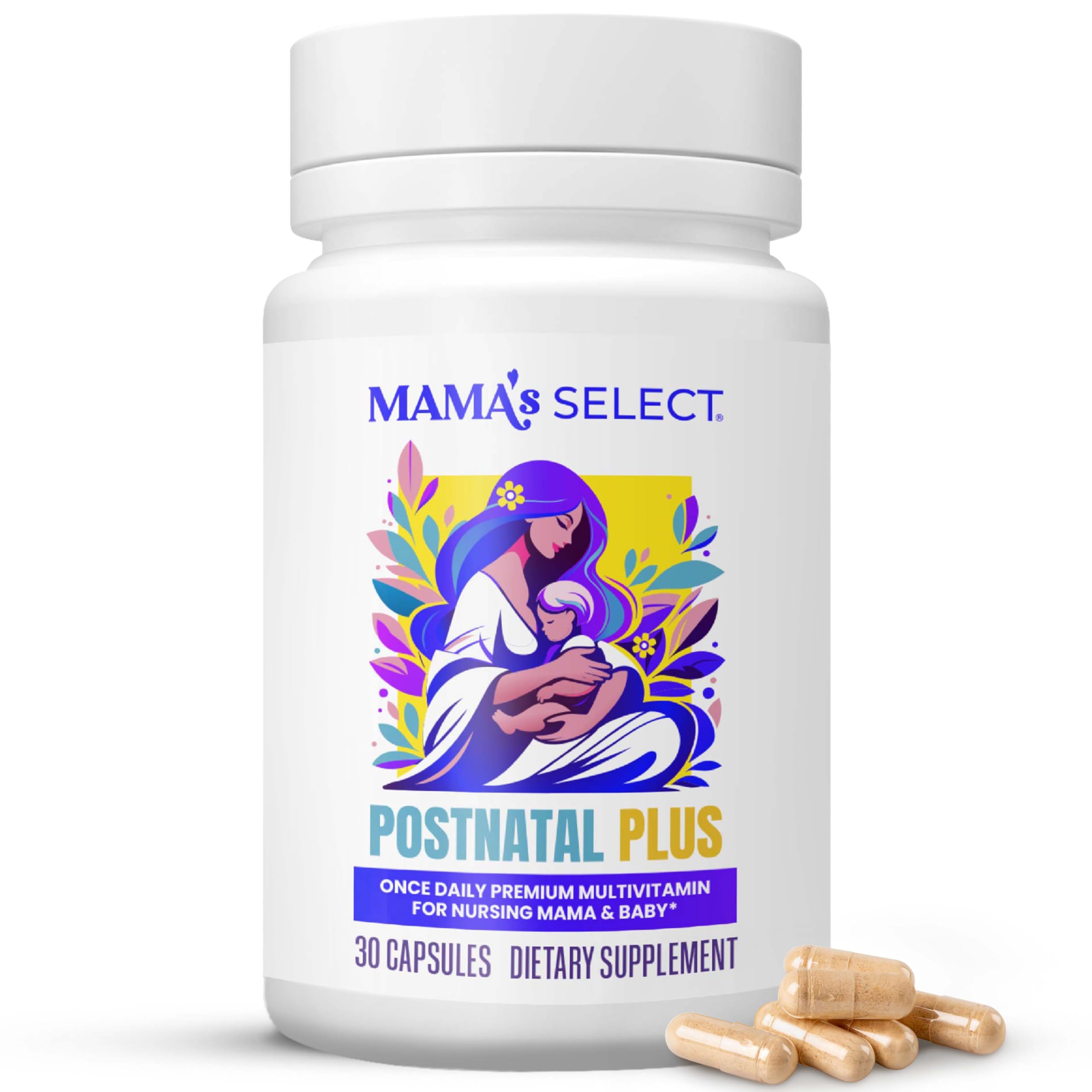Mama's Select Postnatal Vitamins - Hair, Milk & Energy

