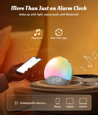 ecozy Sunrise Alarm Clock with Noise - 26 Sounds

