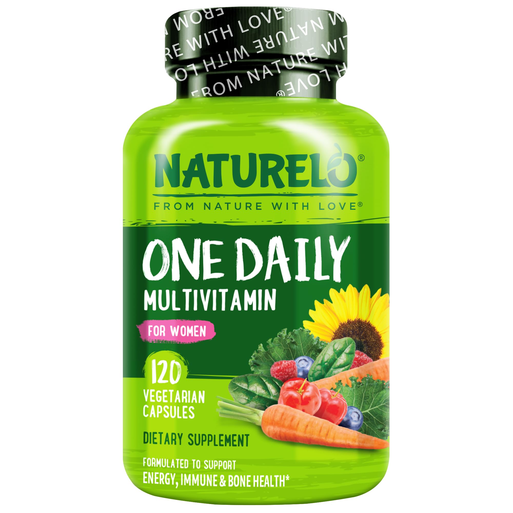 Naturelo Multivitamin for Women – One Daily, Vegan Non-GMO

