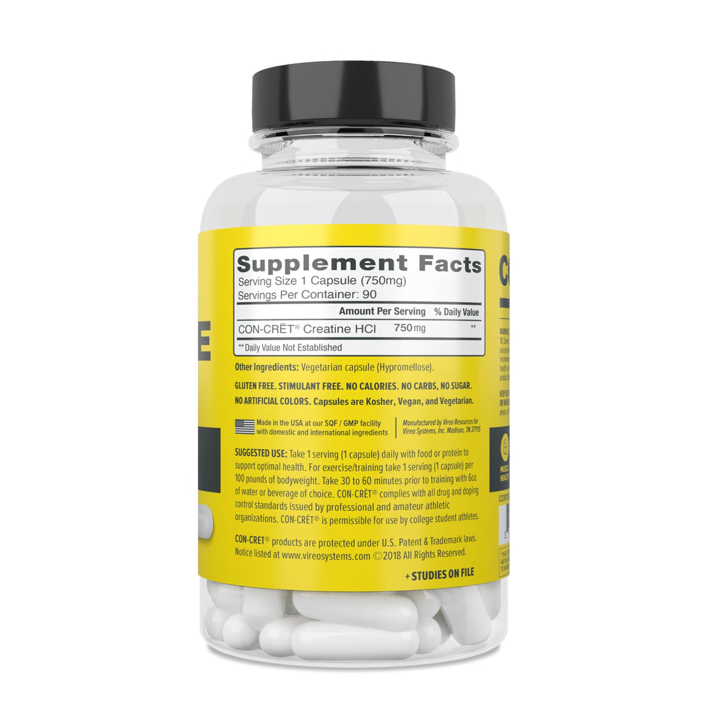 CON-CRET Creatine HCl for Muscle & Cognitive Support

