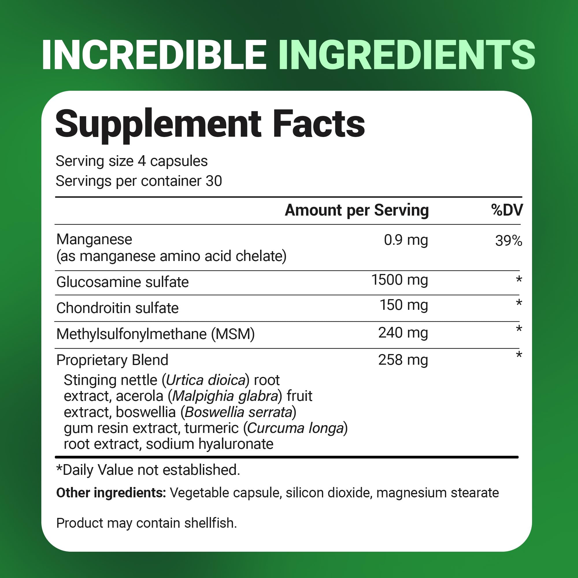 Dr. Berg Joint Support Supplement

