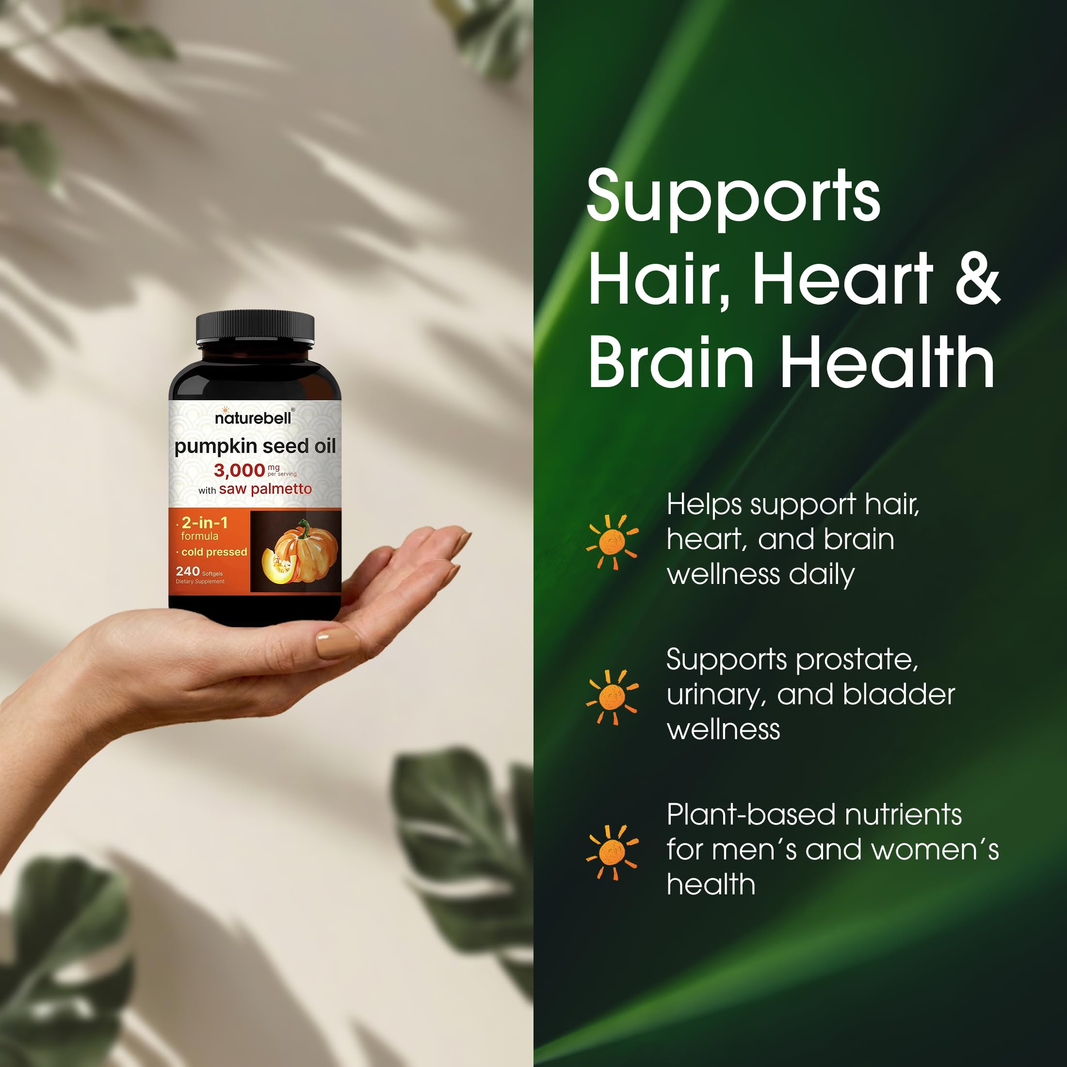 NatureBell Plant-Based Wellness Supplement | Non-GMO

