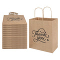 Kraft Paper Gift Bags with Handles by bagmad - Eco-Friendly