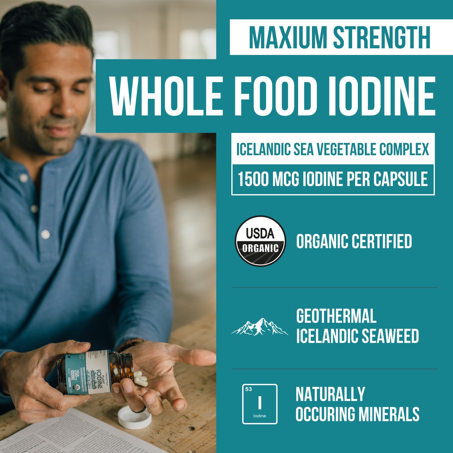 Organic Iodine Supplement | Sea Vegetable Complex

