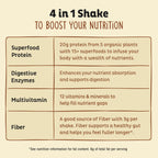 KOS Vegan Protein Powder - Plant-Based Pea Protein Blend


