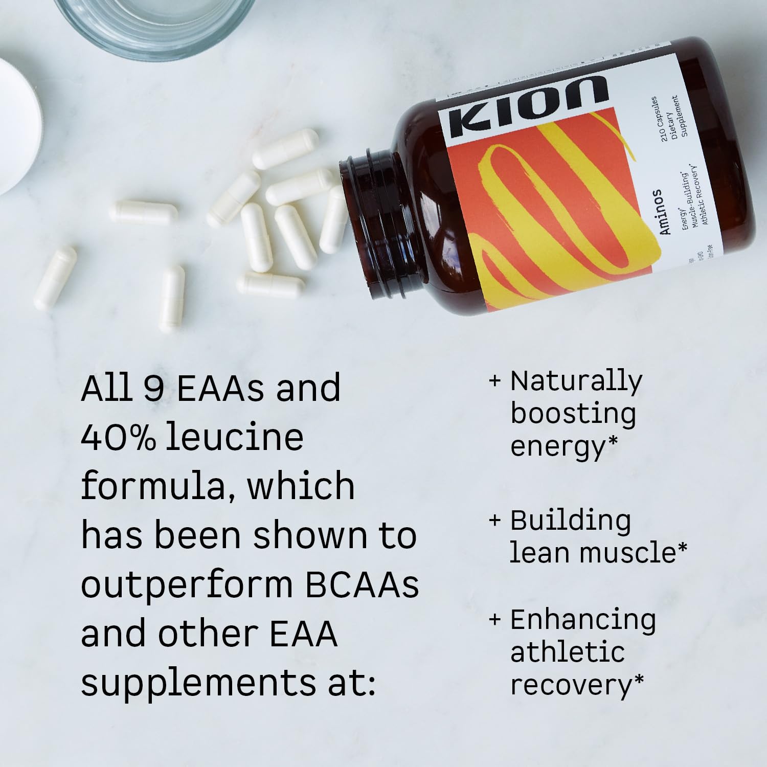 Kion Aminos Essential Amino Acids Capsules for Recovery


