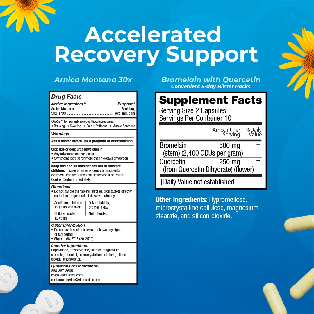 VitaMedica Recovery Supplement | Plant-Based Formula

