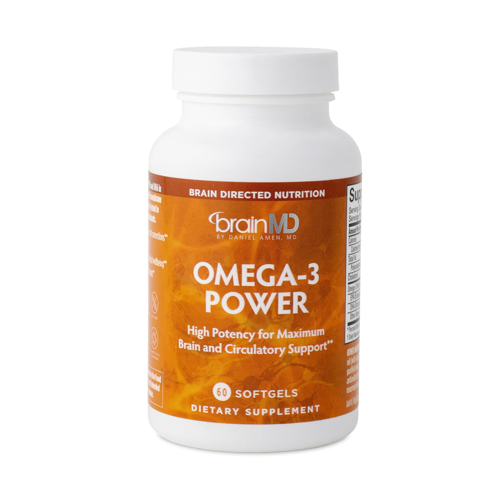 BrainMD Omega-3 Power - DHA & EPA Brain Support

