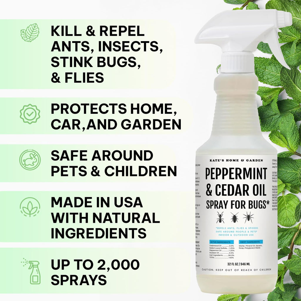 Peppermint Cedar Oil Bug Spray Kate's Home & Garden

