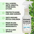 Peppermint Cedar Oil Bug Spray Kate's Home & Garden

