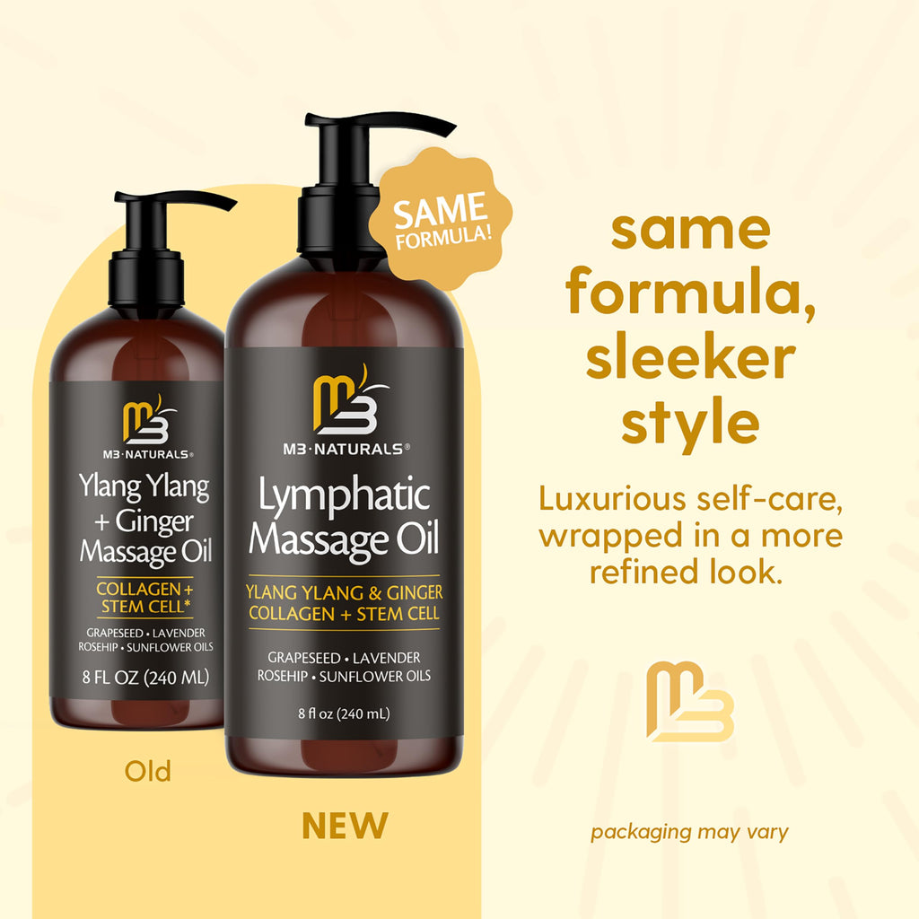 Drainage Massage Oil by M3 for Detox and Circulation


