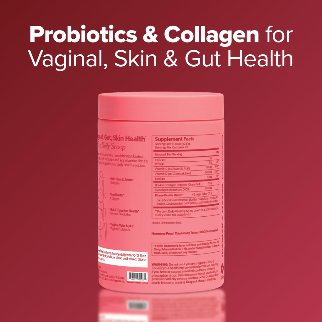 URO Women’s Probiotic Collagen Powder | Vaginal Health

