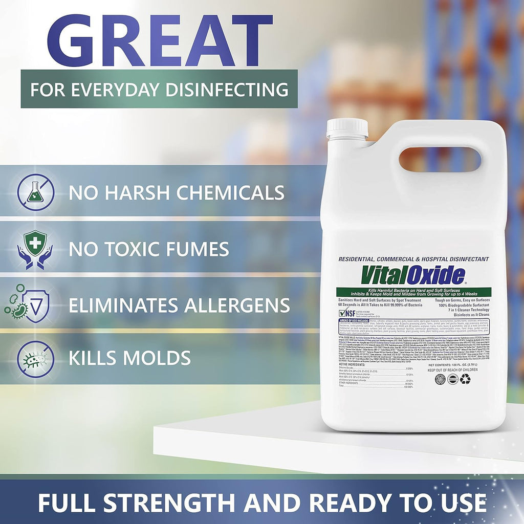Vital Oxide Disinfectant – EPA Virucide & Sanitizer

