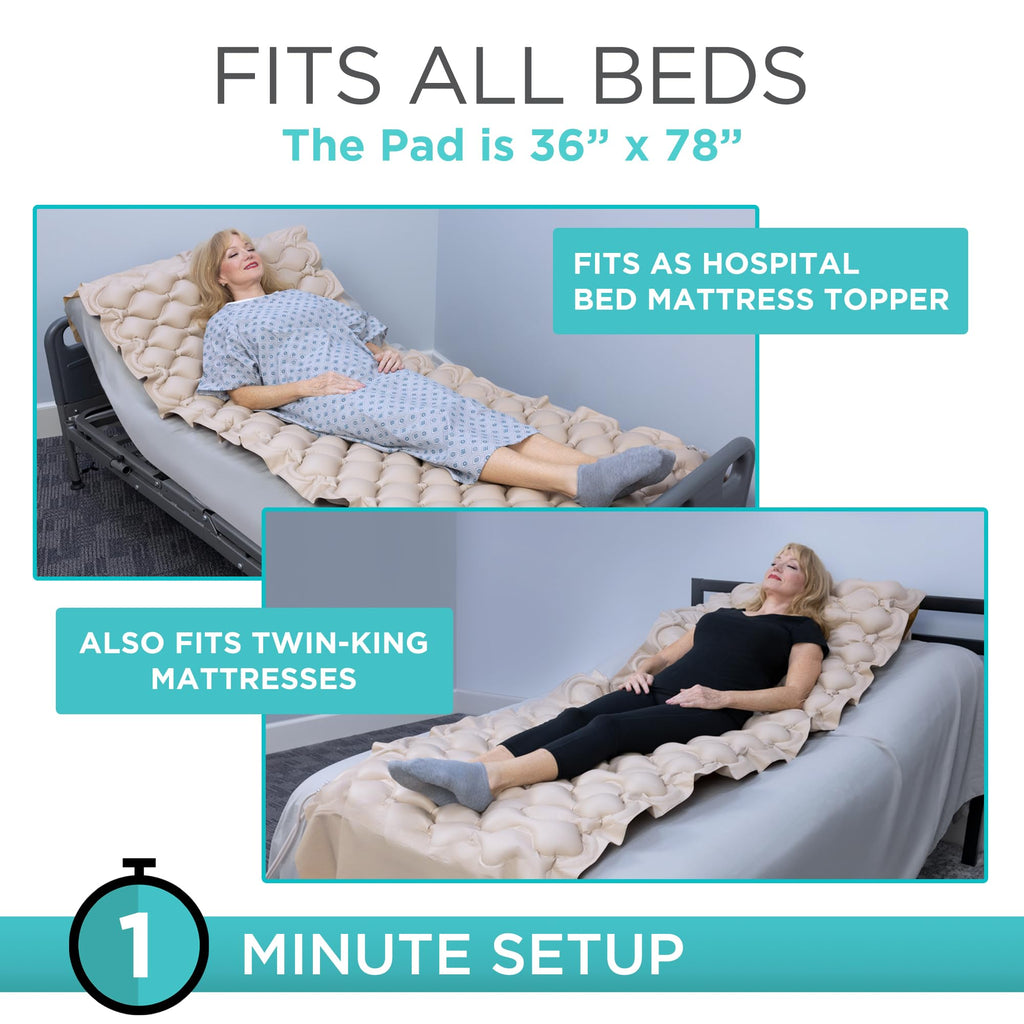Vive Alternating Pressure Mattress Pad for Care

